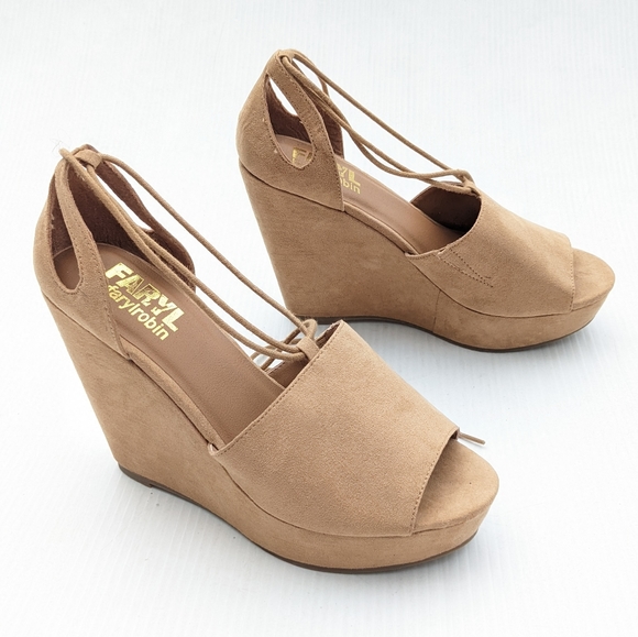 FARYL By Faryl Robin Judy Wedge Platform Sandals - Picture 11 of 11